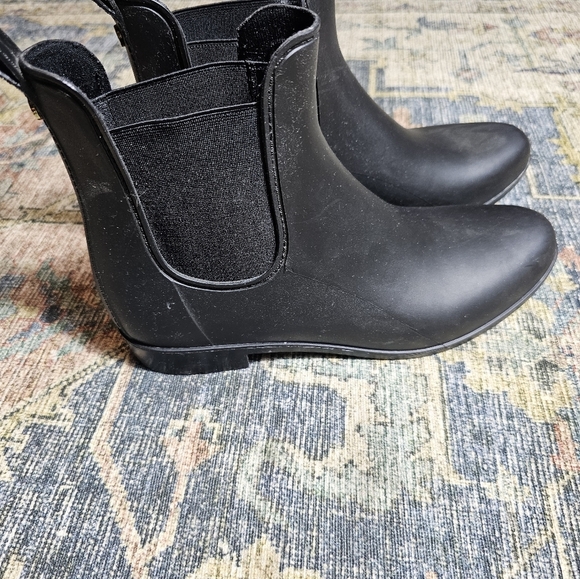 Sam Edelman Black Chelsea Rain Boot Women's Size 10M - Picture 7 of 9